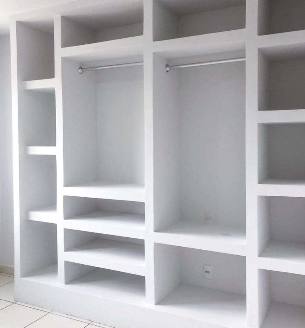 guarda-roupa de gesso
